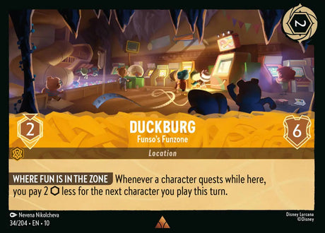 Disney Lorcana Whispers in the Well 034/204 Duckburg - Funso’s Funzone