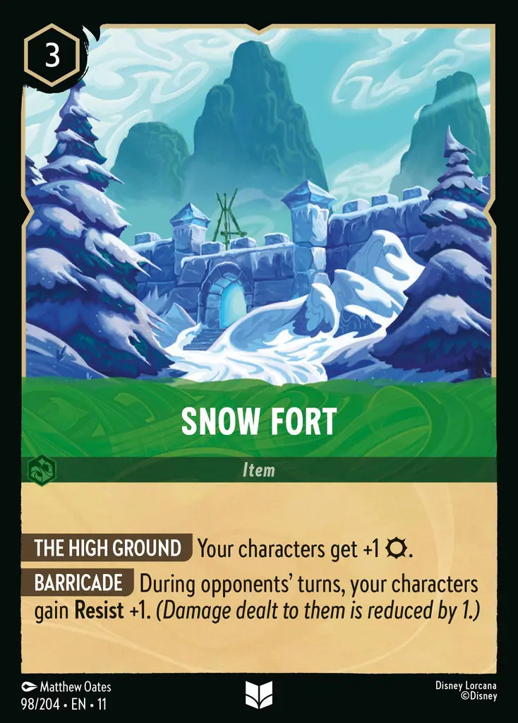 Disney Lorcana Winterspell 098/204 Snow Fort