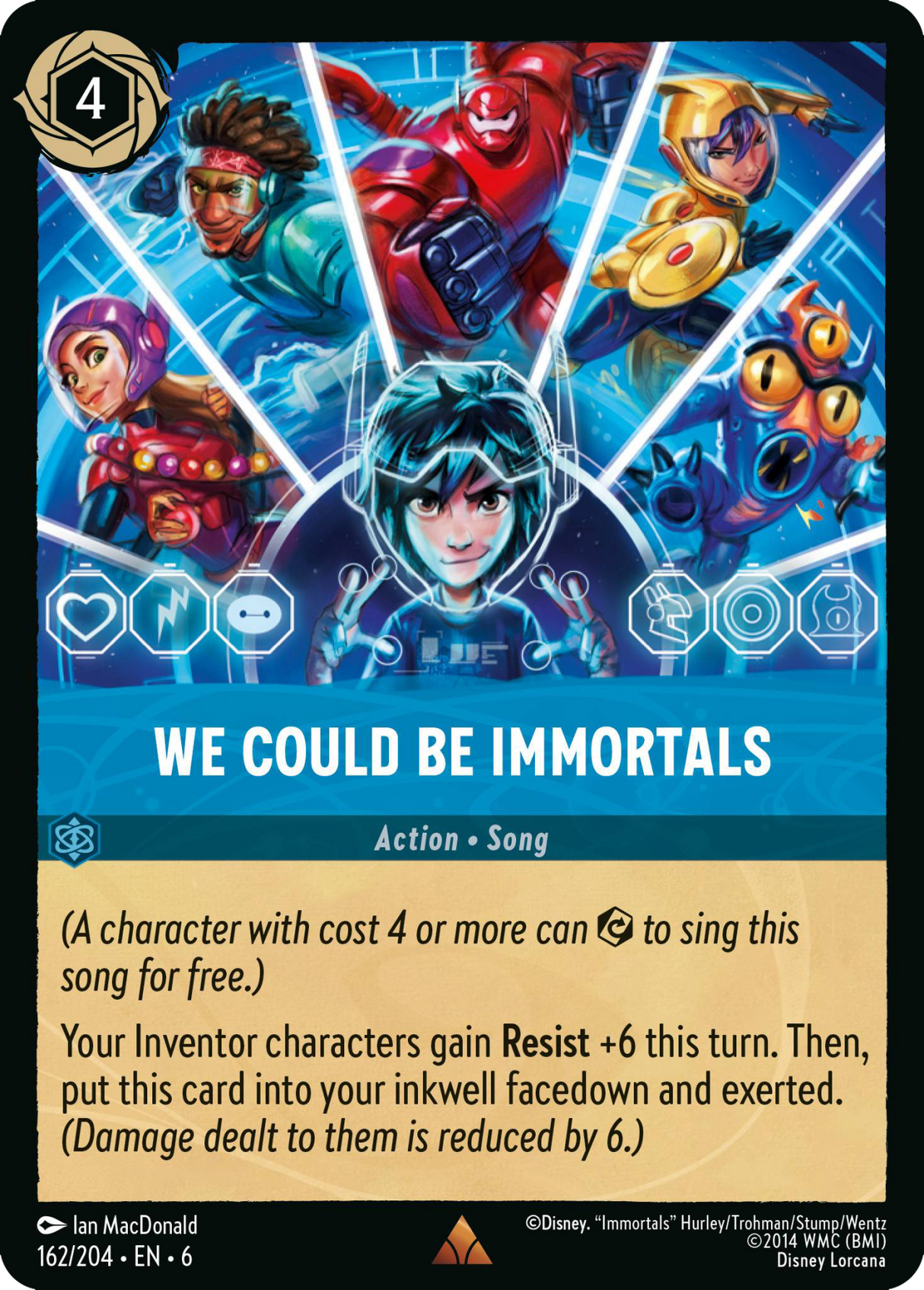 Disney Lorcana Azurite Sea 162/204 We Could Be Immortals