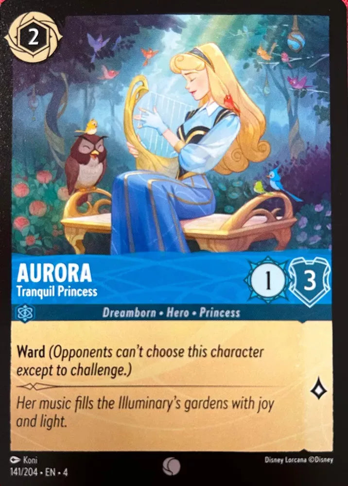 Disney Lorcana Ursula's Return 141/204 Aurora - Tranquil Princess Foil