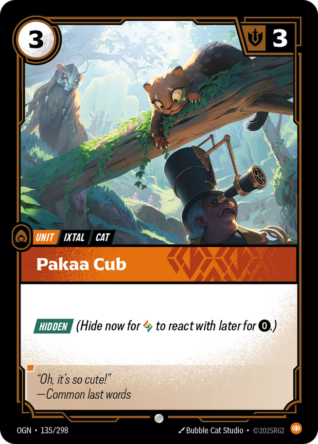 Riftbound: League of Legends TCG Origins 135/289 Pakaa Cub