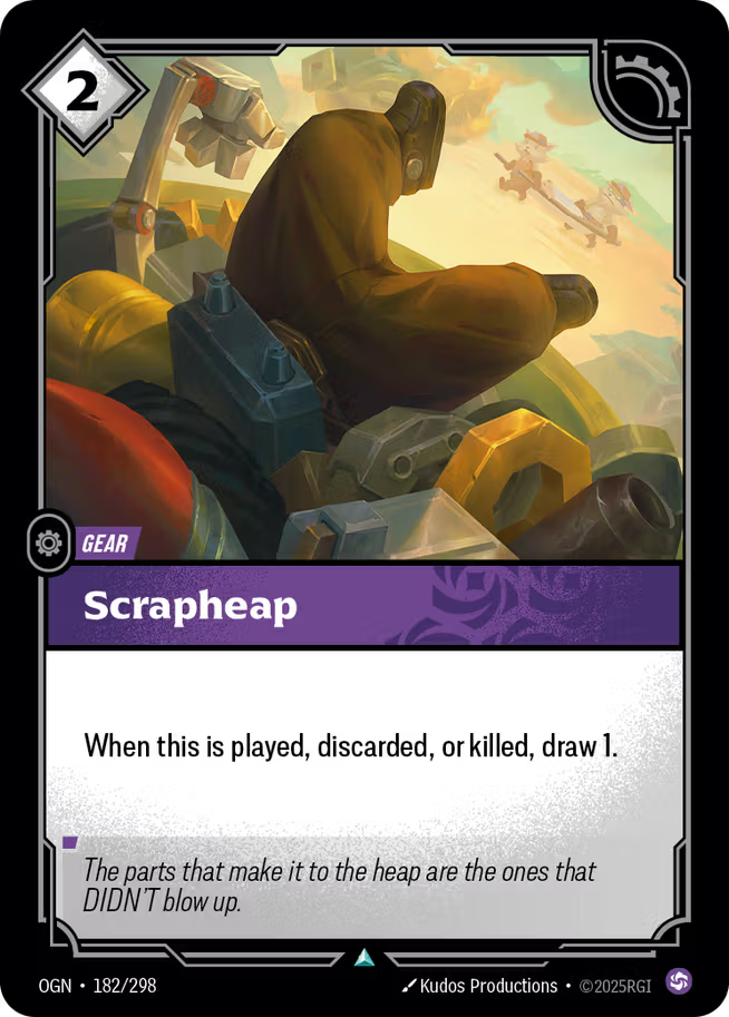 Riftbound: League of Legends TCG Origins 182/289 Scrapheap Foil
