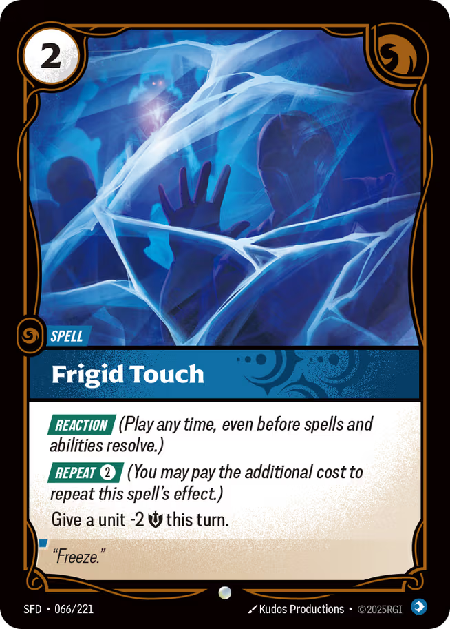 Riftbound: League of Legends TCG Spiritforged 066/221 Frigid Touch