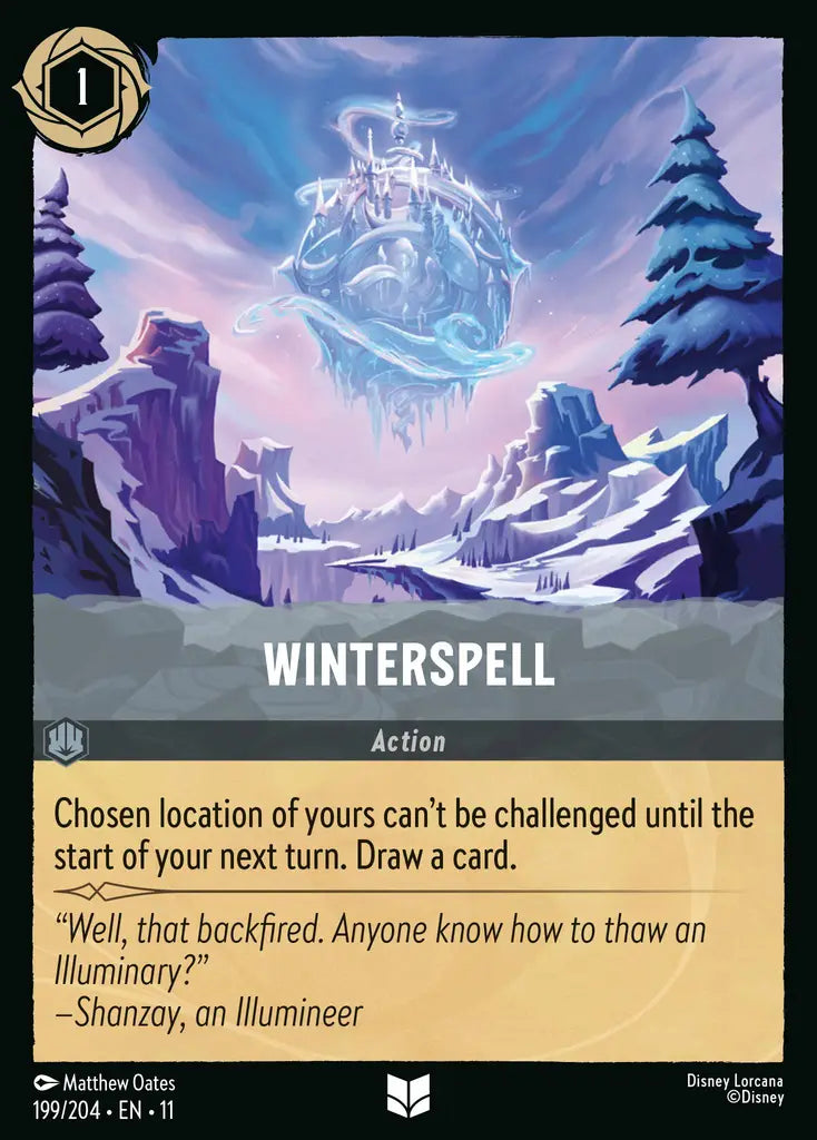 Disney Lorcana Winterspell 199/204 Winterspell