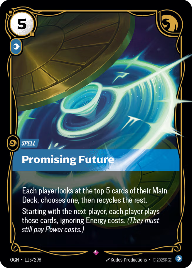 Riftbound: League of Legends TCG Origins 115/289 Promising Future