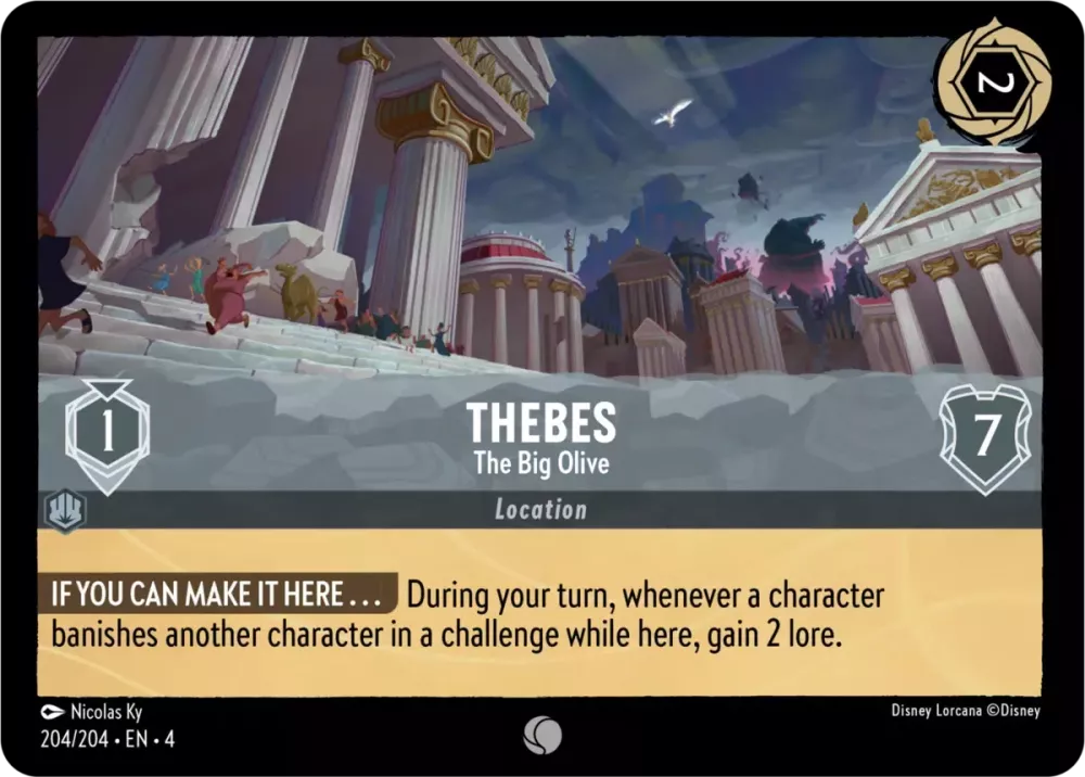 Disney Lorcana Ursula's Return 204/204 Thebes - The Big Olive
