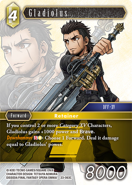 Final Fantasy Opus XXIII - 23-063 Gladiolus