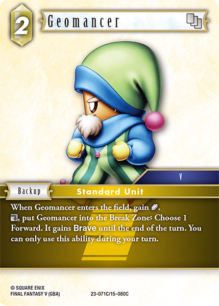 Final Fantasy Opus XXIII - 23-071 Geomancer Foil