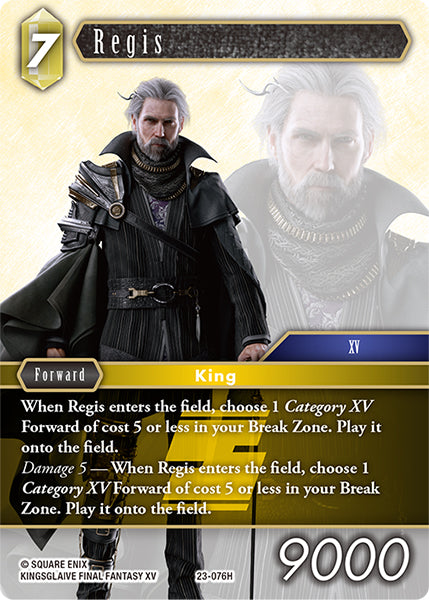 Final Fantasy Opus XXIII - 23-076 Regis Foil