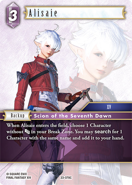 Final Fantasy Opus XXIII - 23-078 Alisaie