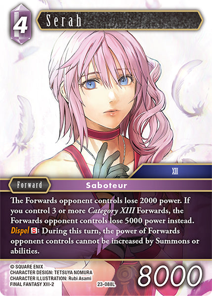 Final Fantasy Opus XXIII - 23-088 Serah Foil