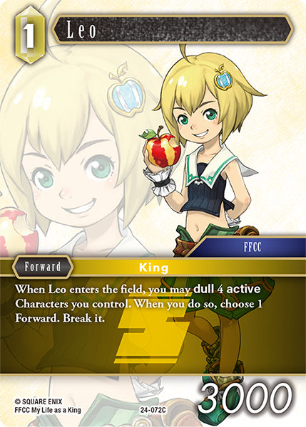 Final Fantasy TCG - Opus XXIV - 24-072 Leo Foil