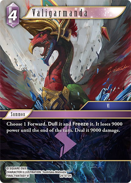 Final Fantasy TCG - Opus XXIV - 24-073 Valigarmanda Foil