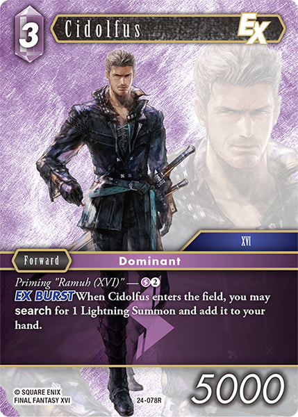 Final Fantasy TCG - Opus XXIV - 24-078 Cidolfus Foil