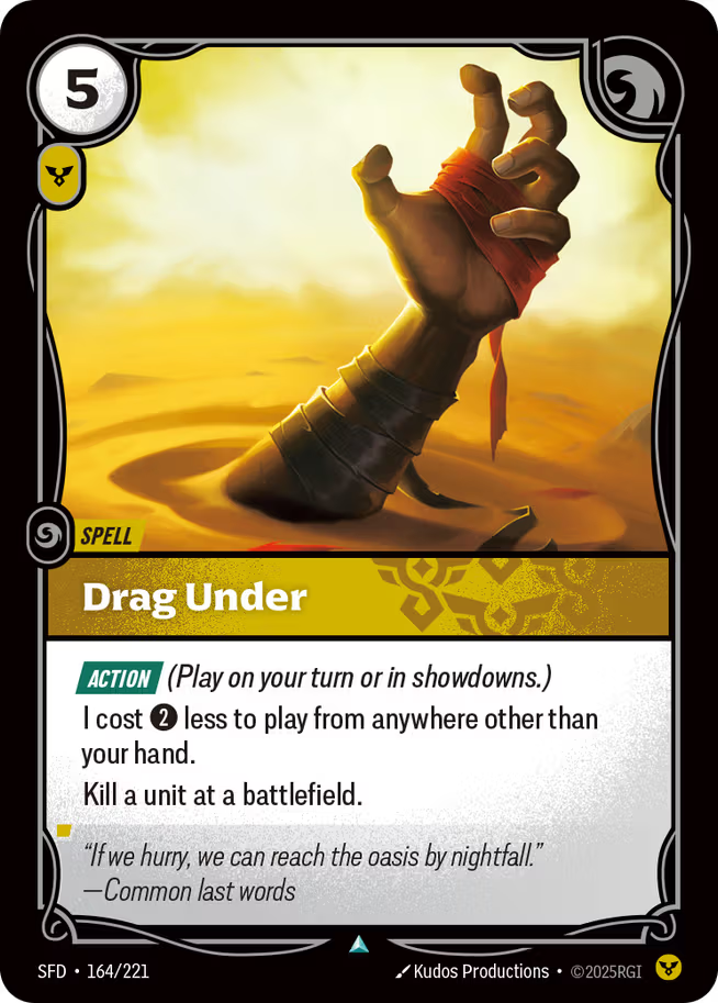 Riftbound: League of Legends TCG Spiritforged 164/221 Drag Under