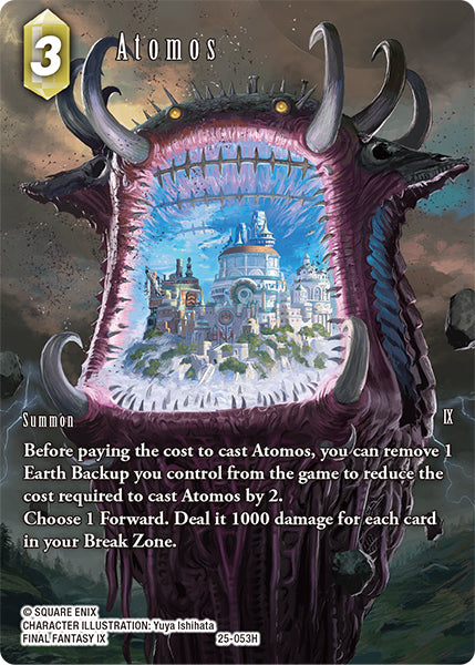 Final Fantasy TCG - Opus XXV - 25-053 Atomos Full Art Foil