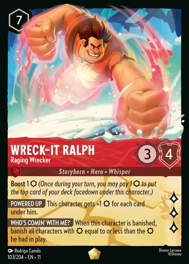 Disney Lorcana Winterspell 103/204 Wreck-it Ralph - Raging Wrecker