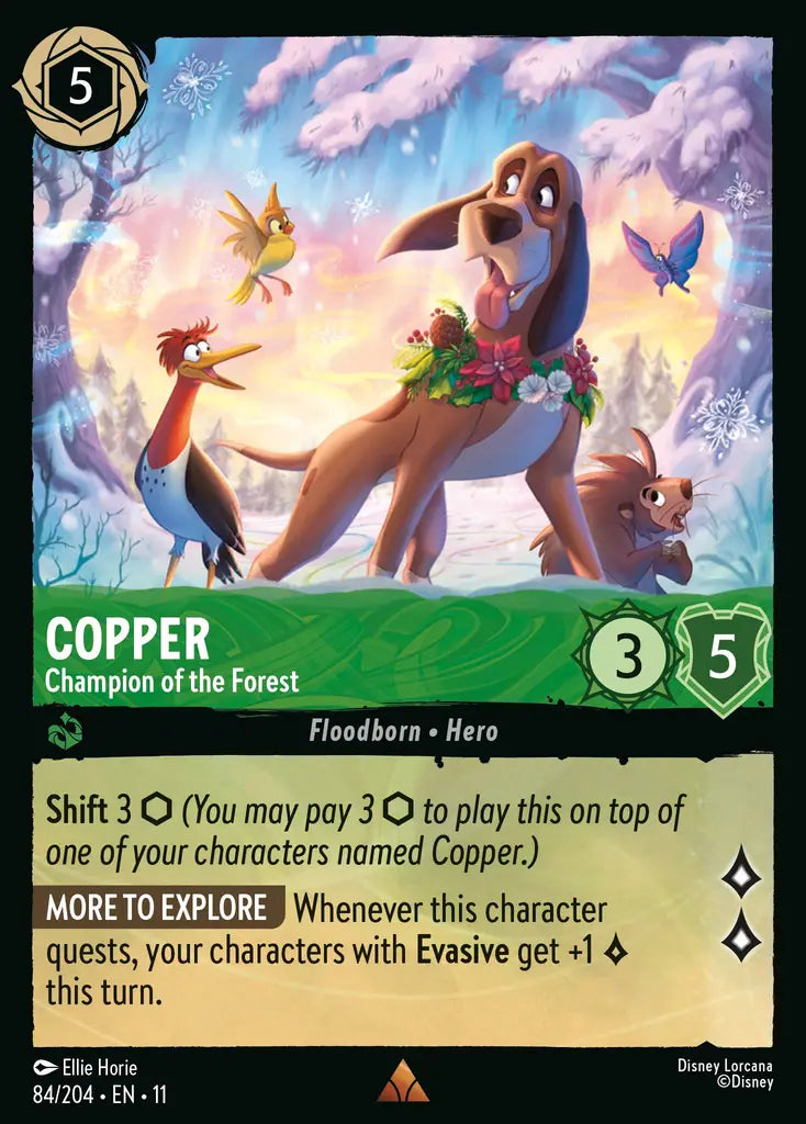 Disney Lorcana Winterspell 084/204 Copper - Champion of the Forest