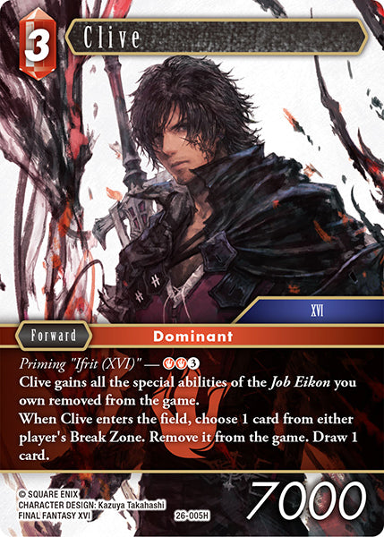 Final Fantasy TCG - Opus XXVI - 26-005 Clive