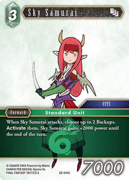 Final Fantasy TCG - Opus XXVI - 26-044 Sky Samurai