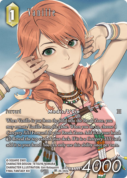 Final Fantasy TCG - Opus XXVI - 26-065 Vanille Full Art