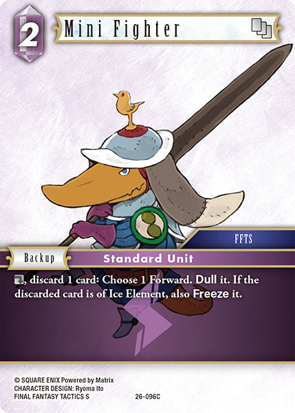 Final Fantasy TCG - Opus XXVI - 26-096 Mini Fighter