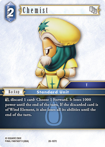 Final Fantasy TCG - Opus XXVI - 26-107 Chemist