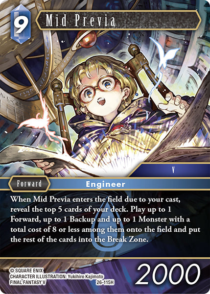 Final Fantasy TCG - Opus XXVI - 26-115 Mid Previa