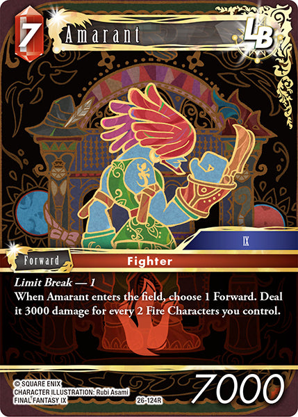 Final Fantasy TCG - Opus XXVI - 26-124 Amarant