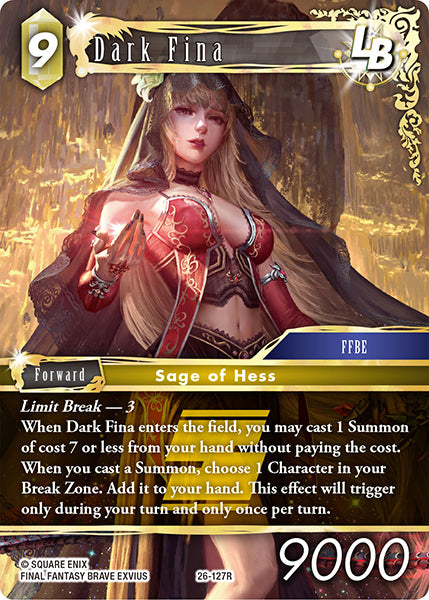 Final Fantasy TCG - Opus XXVI - 26-127 Dark Fina