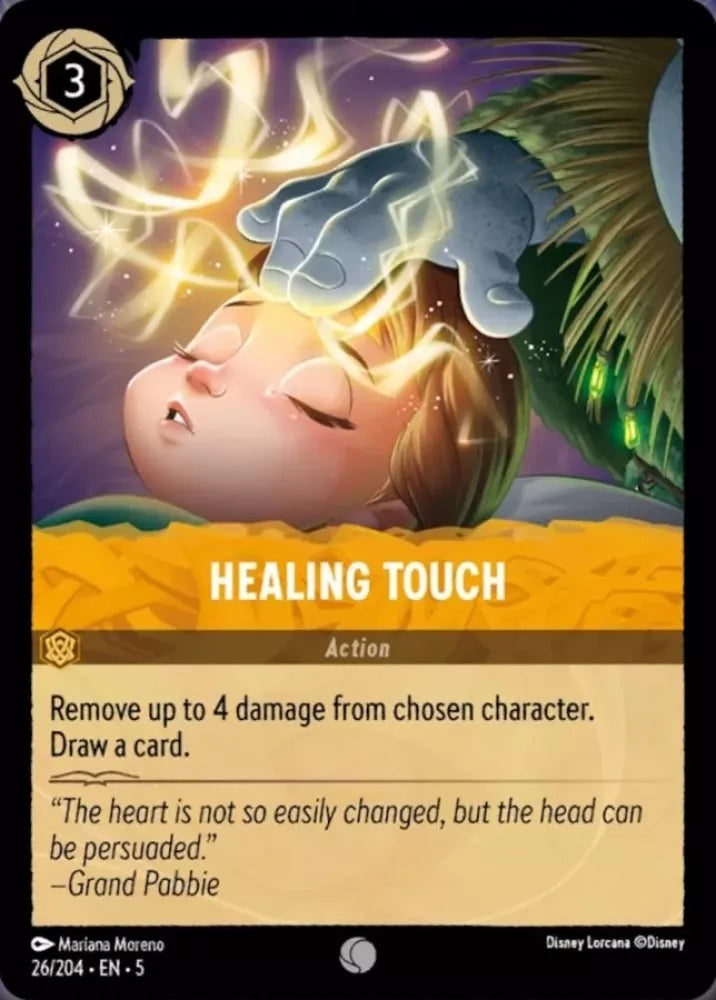 Disney Lorcana Shimmering Skies 026/204 Healing Touch Foil