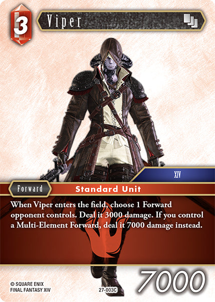 Final Fantasy TCG - Opus XXV - 27-003 Viper