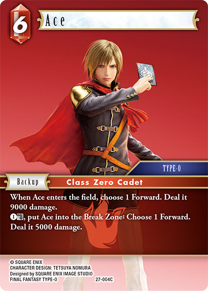 Final Fantasy TCG - Opus XXV - 27-004 Ace