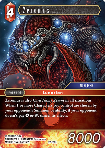 Final Fantasy TCG - Opus XXV - 27-013 Zeromus