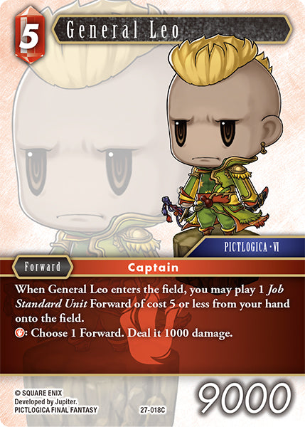 Final Fantasy TCG - Opus XXV - 27-018 General Leo
