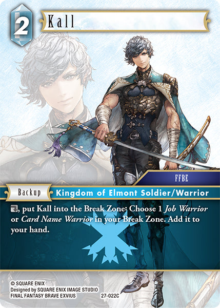 Final Fantasy TCG - Opus XXV - 27-022 Kall