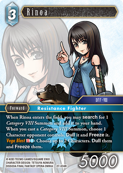 Final Fantasy TCG - Opus XXV - 27-034 Rinoa