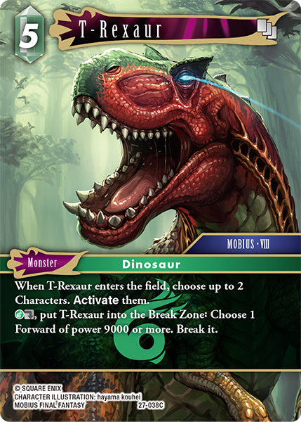 Final Fantasy TCG - Opus XXV - 27-038 T-Rexaur