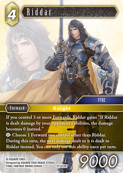Final Fantasy TCG - Opus XXV - 27-072 Riddar