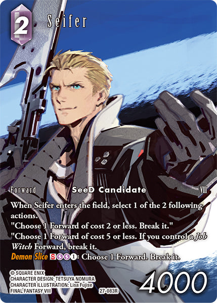 Final Fantasy TCG - Opus XXV - 27-083 Seifer Fullart