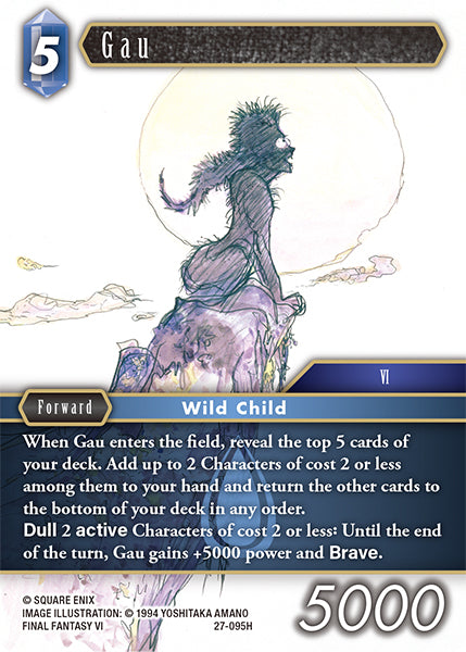 Final Fantasy TCG - Opus XXV - 27-095 Gau
