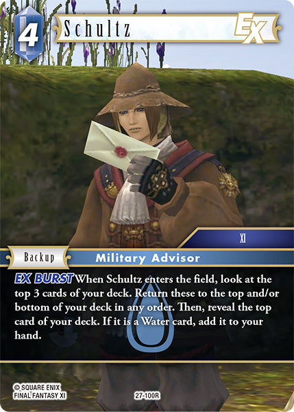Final Fantasy TCG - Opus XXV - 27-100 Schultz