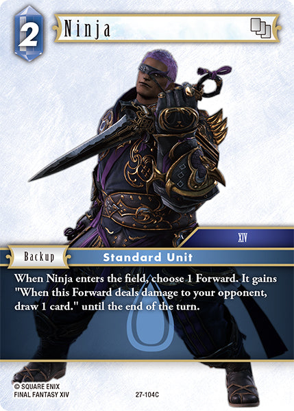Final Fantasy TCG - Opus XXV - 27-104 Ninja