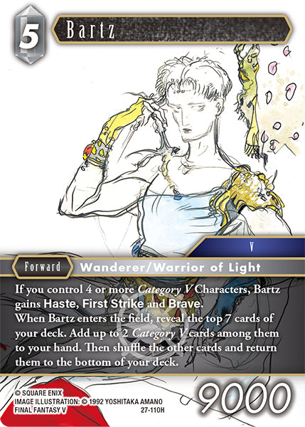 Final Fantasy TCG - Opus XXV - 27-110 Bartz