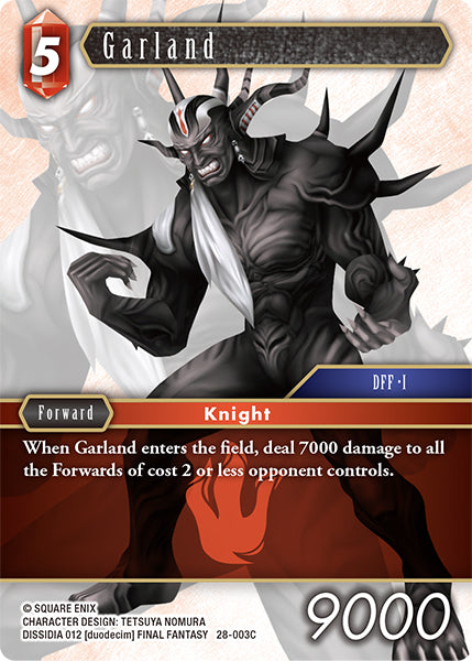 Final Fantasy TCG - Opus XXVIII - 28-003 Garland