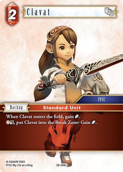 Final Fantasy TCG - Opus XXVIII - 28-006 Clavat