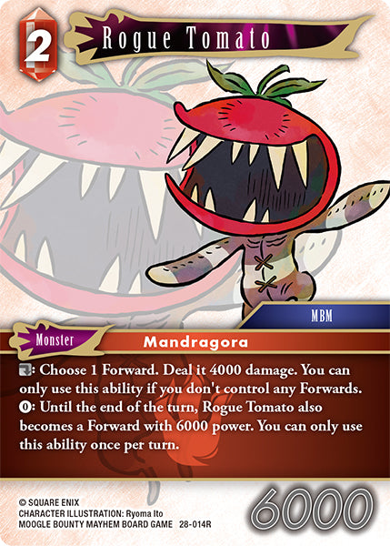 Final Fantasy TCG - Opus XXVIII - 28-014 Rogue Tomato