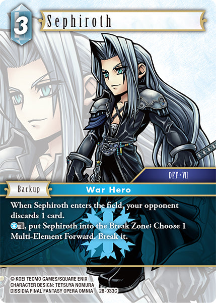 Final Fantasy TCG - Opus XXVIII - 28-033 Sephiroth Foil