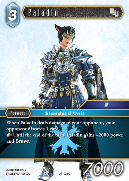 Final Fantasy TCG - Opus XXVIII - 28-034 Paladin