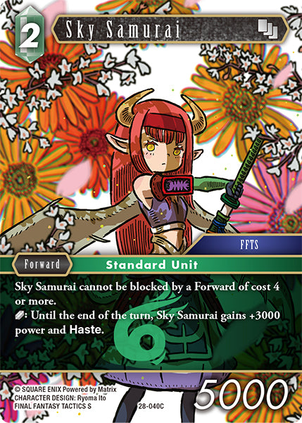 Final Fantasy TCG - Opus XXVIII - 28-040 Sky Samurai